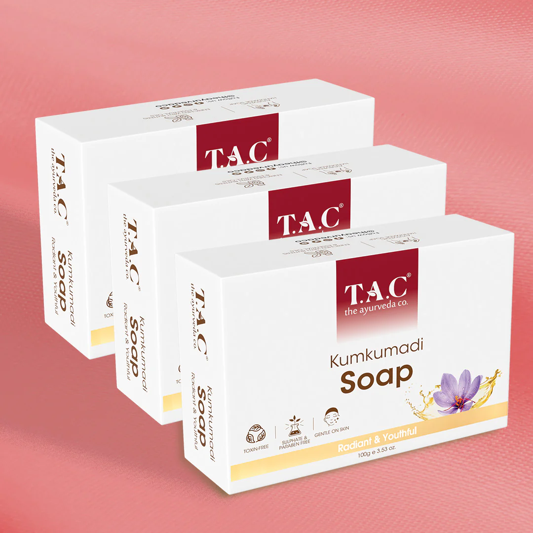 TAC Kumkumadi Soap (Pack of 3)